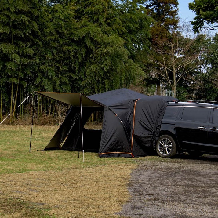 제드 블랙오토듀얼팔레스 차박 도킹텐트 오토폴 투싼카니발 도킹 가능 블랙
