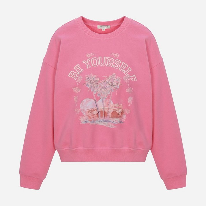 써스데이아일랜드 [여성]하트 모티브 스웻셔츠(T252MST135W) 196459