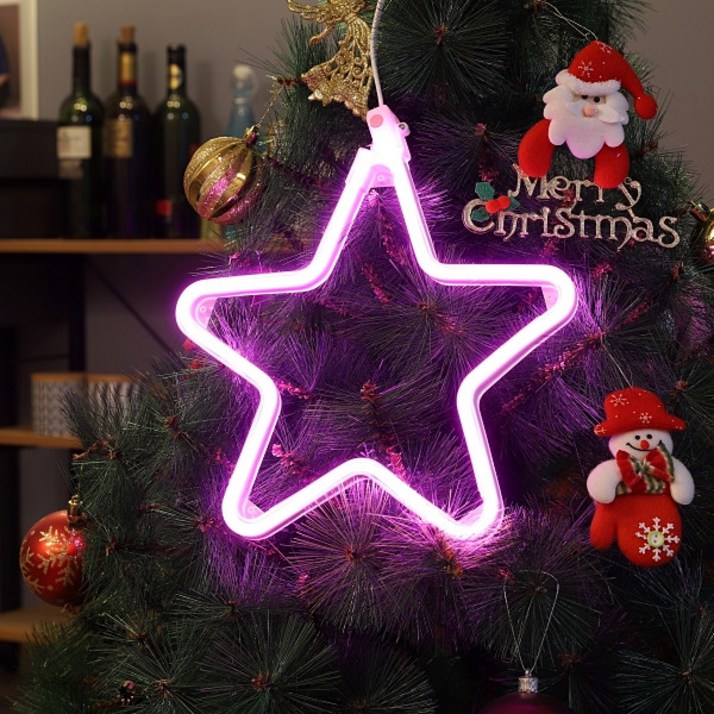 비츠온 LED 별 네온플렉스 30CM 무점멸, 1개