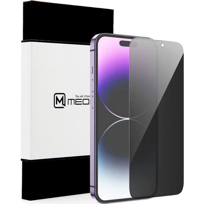 메오르 지문인식 프라이버시 사생활보호 강화유리 액정보호필름 1p