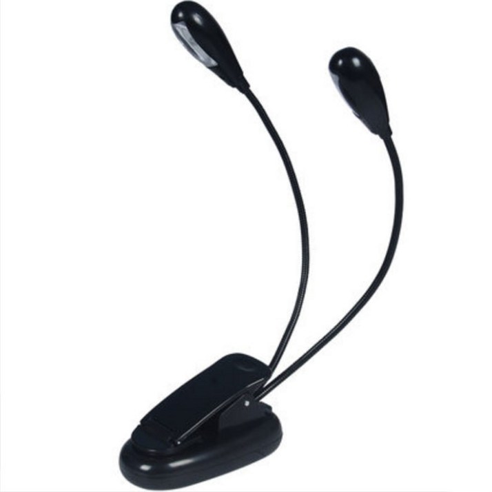 와이든 LED 악보 클립 램프 20W1241, 블랙