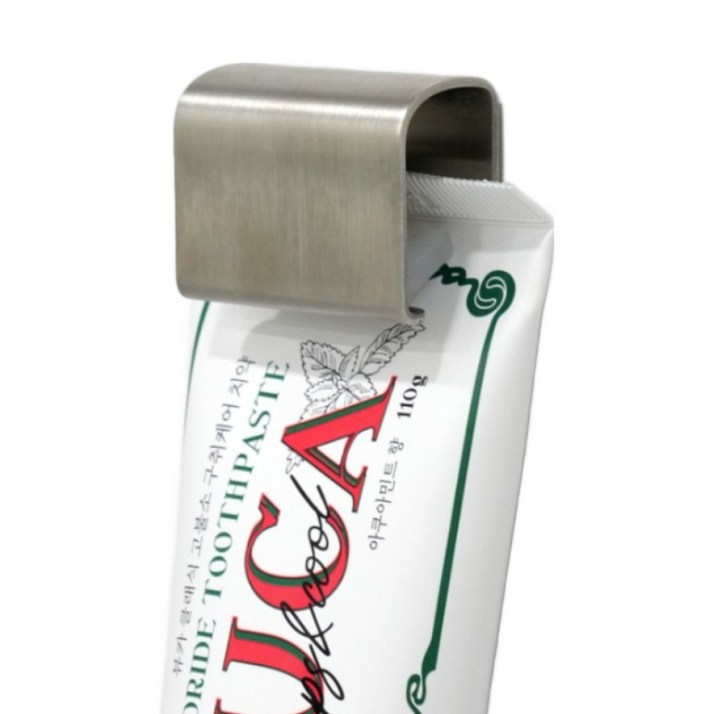 오늘새로 공중부양 무타공 올 스텐 치약걸이, 3개