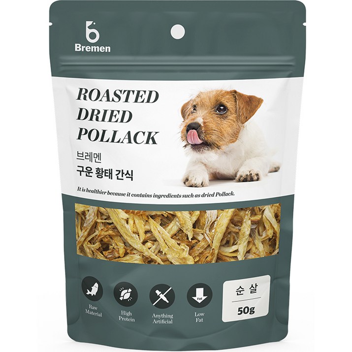 브레멘 강아지 구운 황태 간식 순살 브레멘 강아지 구운 황태 간식 순살