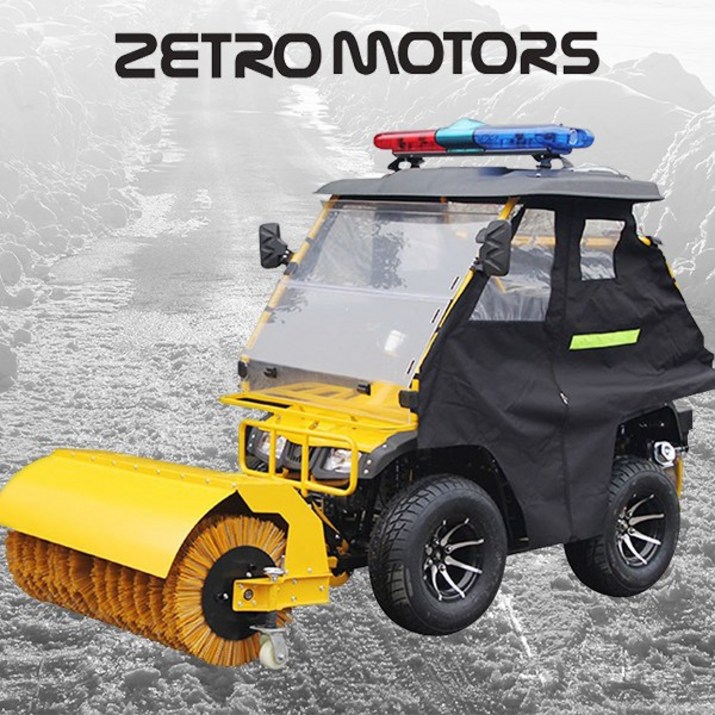 제트로모터스 신개념 제설차량 KAXA 250 Brush ATV/사발이, 블랙, KAXA 250 Brush