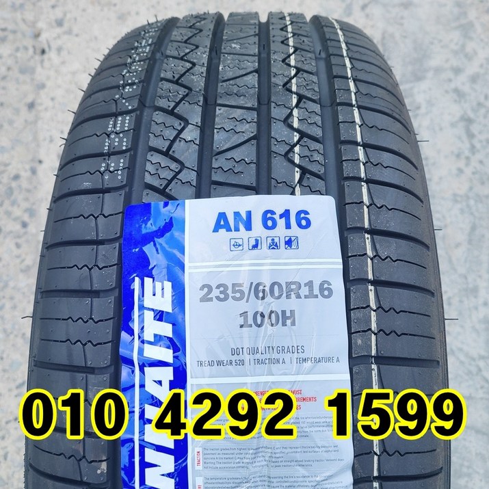 정품 신품타이어 235/60R16 투싼 로디우스 스포티지 2356016, 1개