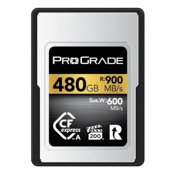 ProGrade Digital CFexpress™ 20 Type A Memory Card 240GB Gold, 3) 480GB
