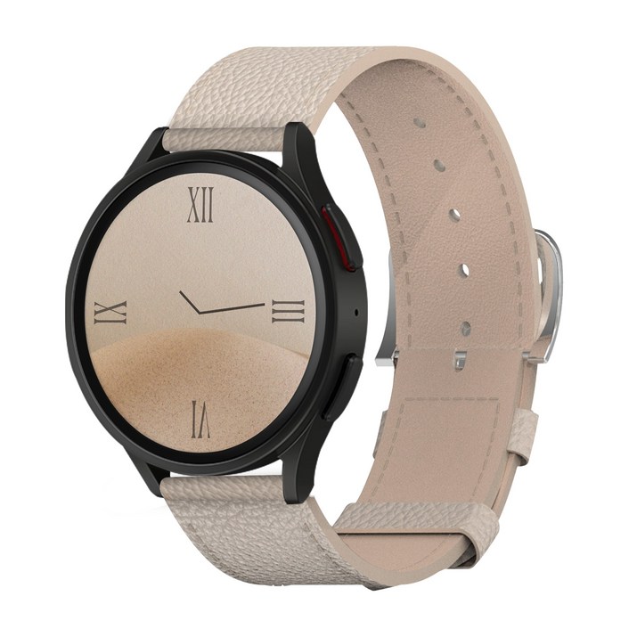 아이메이드잇 갤럭시워치 호환 가죽 레더 밴드 스트랩, 라떼, 1개