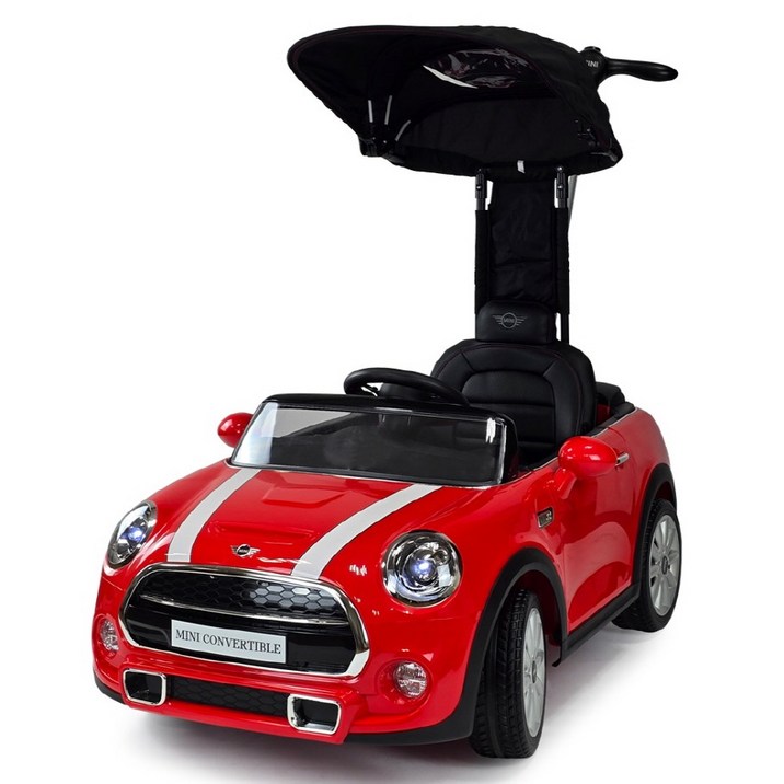 대호토이즈 미니쿠퍼 전동푸쉬카, 레드, 1개