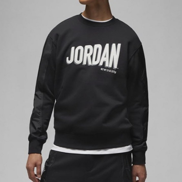 조던 남성용 플라이트 MVP 플리스 크루넥 스웨트셔츠 DV7589-010