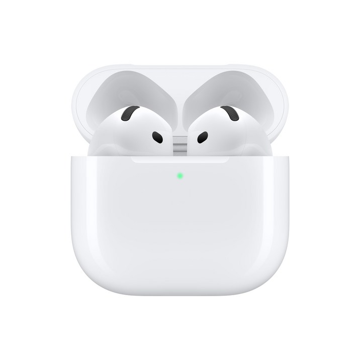 Apple 2024 에어팟 4세대 액티브 노이즈 캔슬링 블루투스 이어폰, MXP93KH/A, 화이트