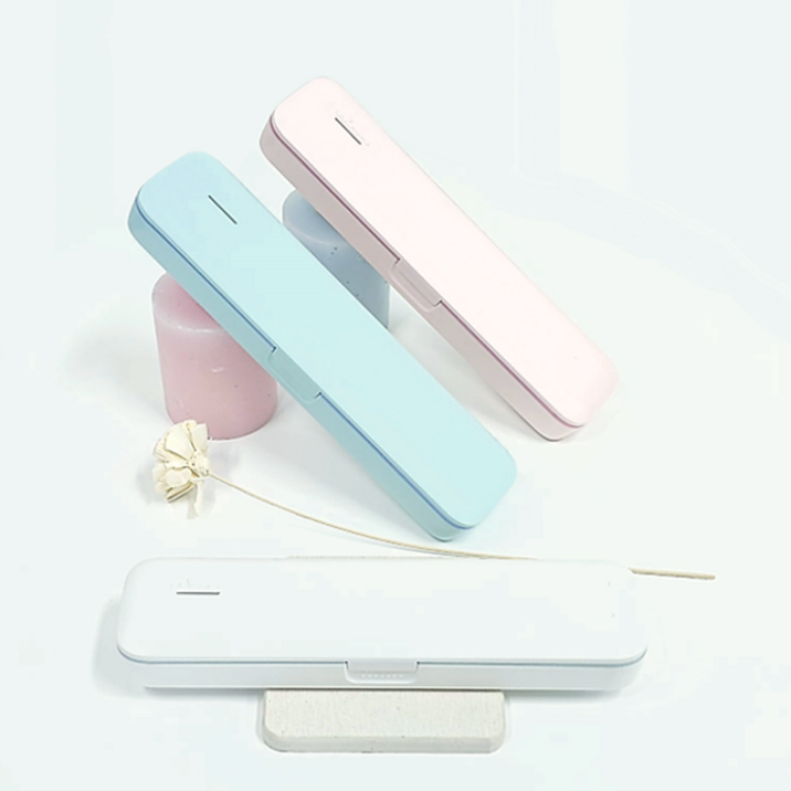 국산 휴대용 칫솔살균소독기 유비세이프 TS500L, TS500L, 화이트, 1개