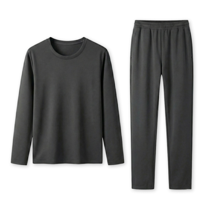 바디스윗 주니어 남아용 보온 라운드넥 내의 세트