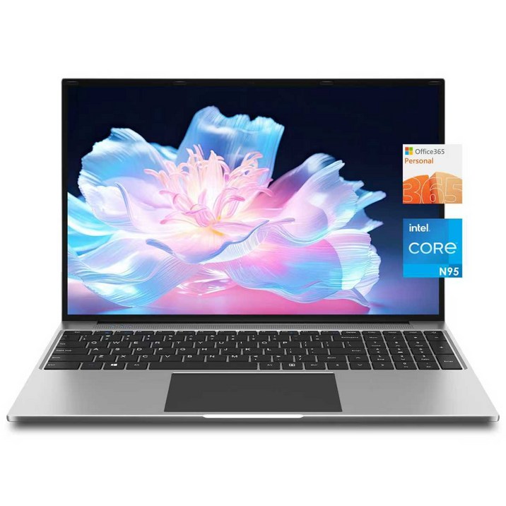 JUMPER 노트북 16인치 화면 대형 셀러론N95 16GB RAM 1024GB SSD+128GB eMMc사무용 WIN11 home, 그레이, S7max N95, 16GB, 1152GB, WIN11 Home