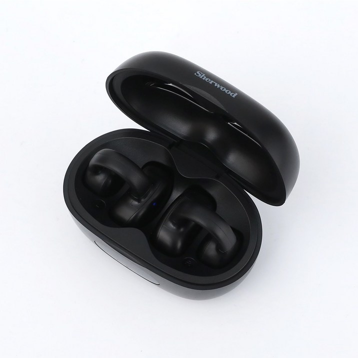 셔우드 ISWBT01 클립형 무선 블루투스 5.3 이어폰 귀찌 이어셋, ISWBT01, 블랙