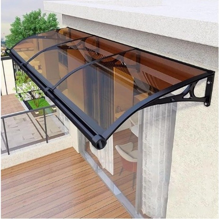 600x2000 캐노픽스 렉산시공 빌라 발코니차양 캐노피 DIY 테라스 창문 렉산 처마 비가림 현관 주택 차양 비가리개