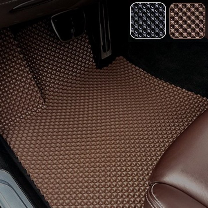 오토피아 다이아몬드 TPU 카매트 1열 2열 3열 세트 BMW X7 G07 시리즈 전용 (2019년 이후), 브라운, 371-0 X7 (G07) 6인