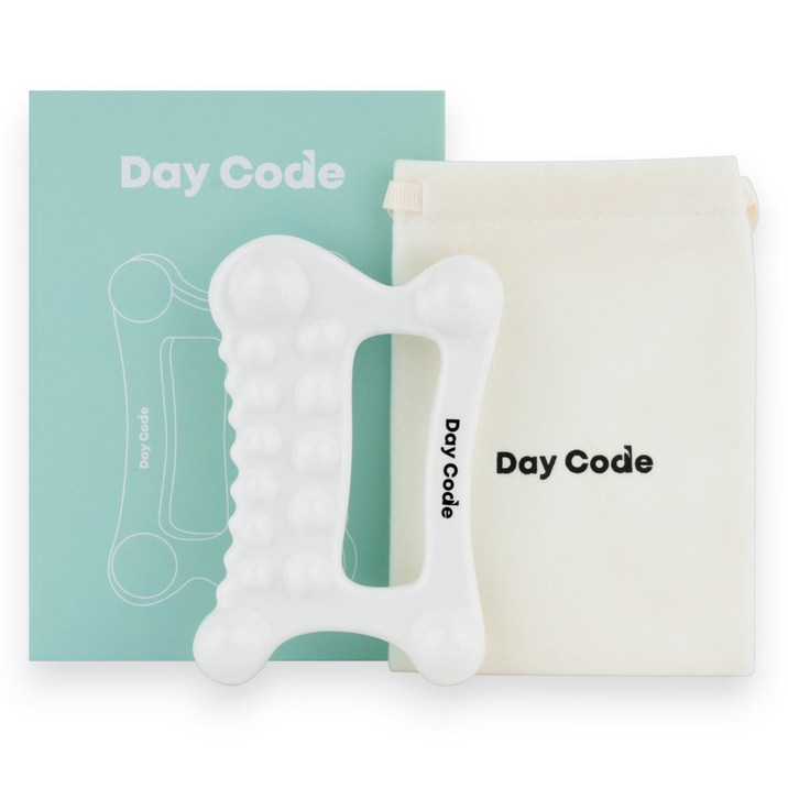 데이코드 세라믹 괄사 마사지기 림프순환 얼굴 바디 붓기 승모근 도자기