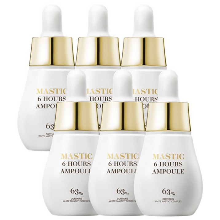 [공식판매처] 매스티나 화이트매스틱 식스아워스 기미 미백 화이트닝 앰플 15ml (스포이드 타입), 6개