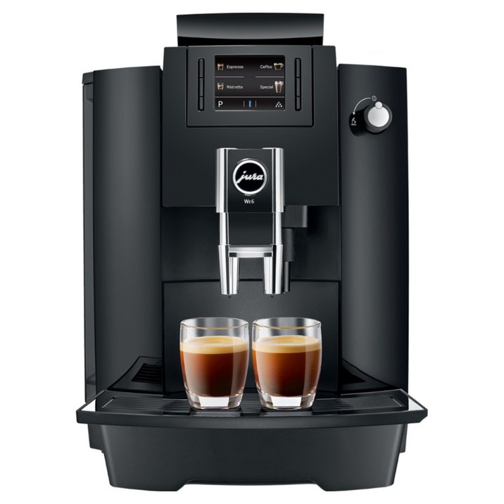 유라커피머신 WE6 사무실 업소용 전자동커피머신기 자동 원두 회사 병원 정식수입품, 기본 3L, 물통형