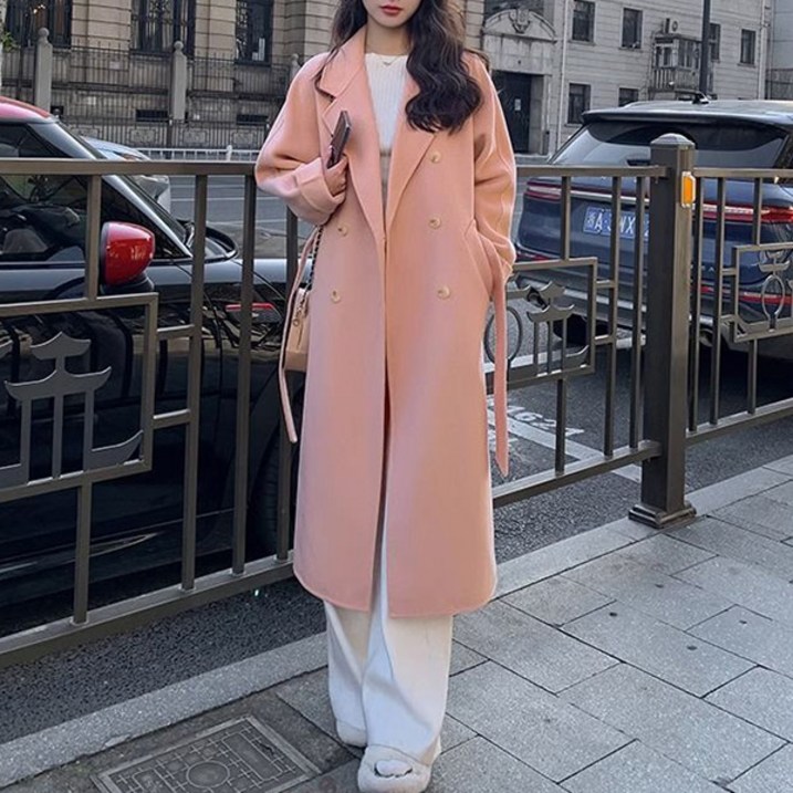 루나걸 여성용 메튜스 모직 롱 코트 루나걸 여성용 메튜스 모직 롱 코트
