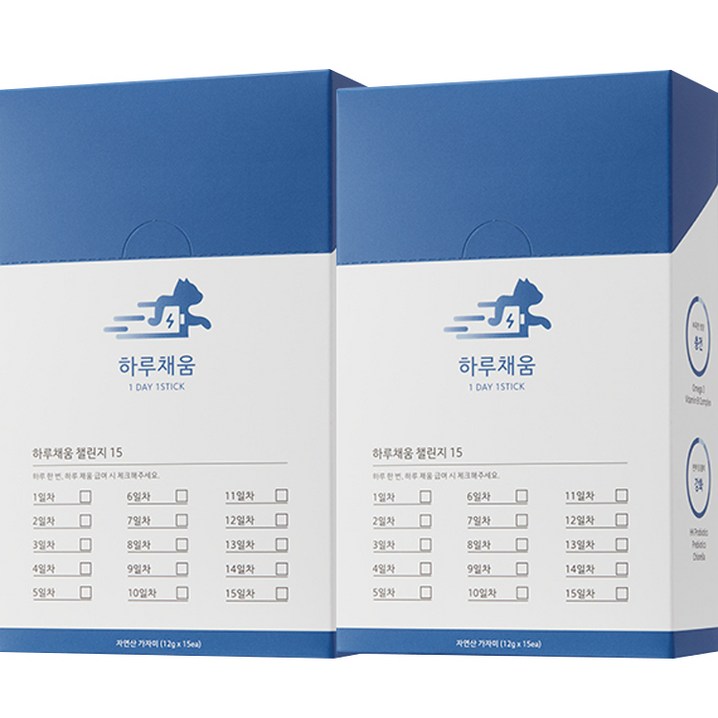 프로젝트21 하루채움 고양이 간식 종합영양제 12g, 15p