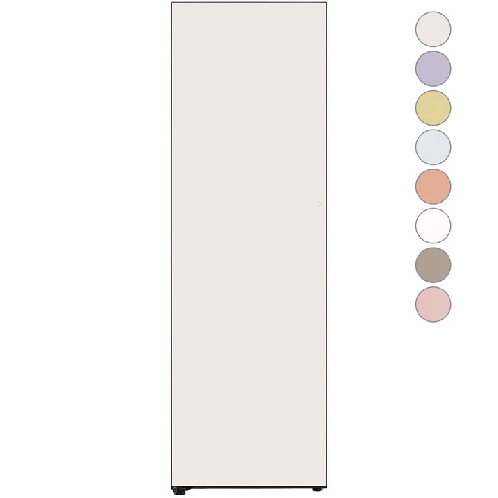 색상선택형 LG전자 컨버터블 패키지 오브제컬렉션 냉장전용고 오토도어 X322AA3S 글라스 우열림 방문설치