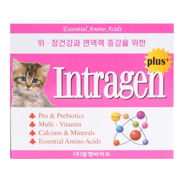 인트라젠 고양이유산균 변비약 영양제 30p 종합영양제