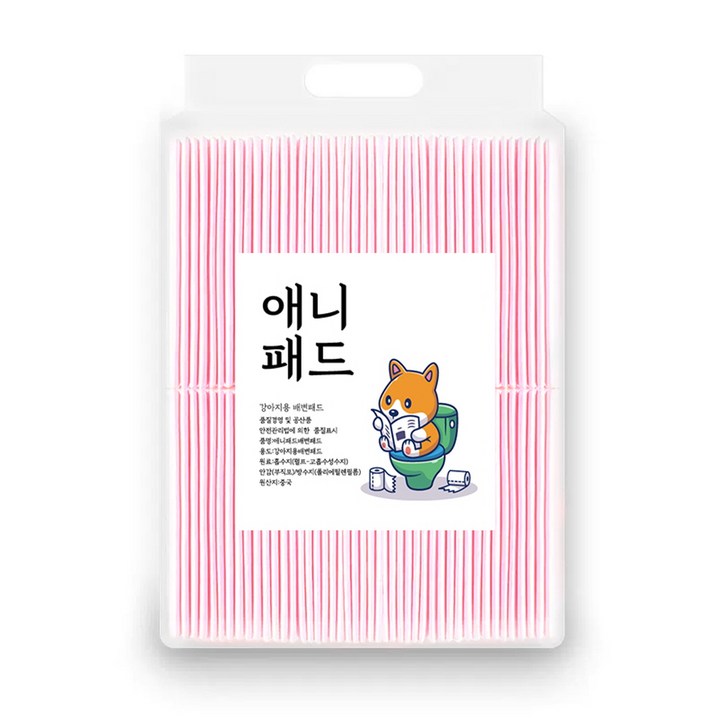 애니패드 강아지 배변패드 핑크 소형S x 33x45cm x 100매 x 14g 애니패드 강아지 배변패드 핑크 소형S x 33x45cm x 100매 x 14g
