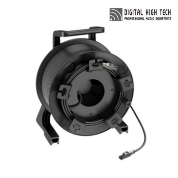 록스톤 CAT6a 오디오 랜케이블  케이블릴 무대 방송 행사용 70M 완제품 세트, 1개