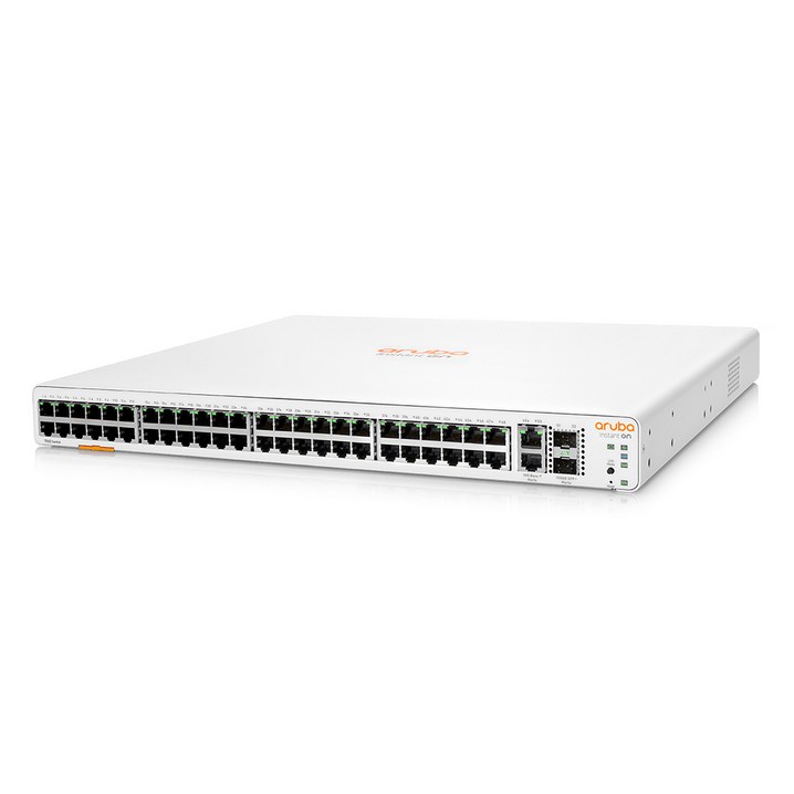 HPE 공식인증점 에이치피이 아루바 Instant On 1960 48G 2XGT 2SFP JL808A 스위치허브, 1개 HPE 공식인증점 에이치피이 아루바 Instant On 1960 48G 2XGT 2SFP JL808A 스위치허브, 1개