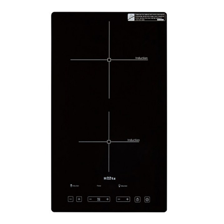 하츠 2구 인덕션 빌트인 전기레인지 IH232S, IH232S, 빌트인