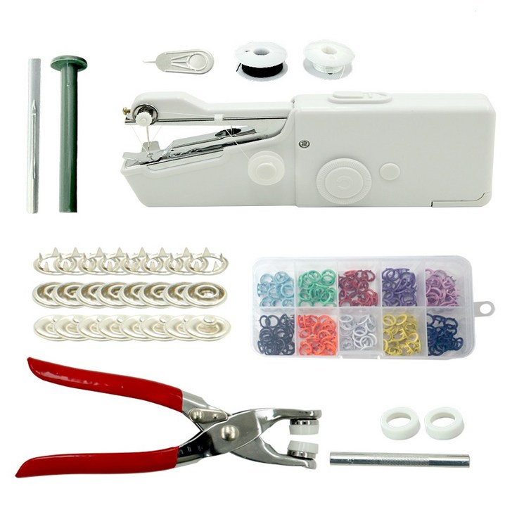 드륵 똑딱이 수선박사 핸드미싱기 똑딱단추 세트  홈쇼핑 핸드미싱 수선 끝판왕 수선가게