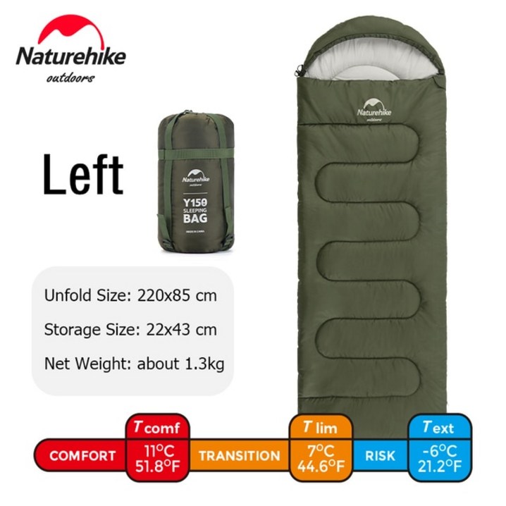 침낭 캠핑 이불 Naturehike Sleeping Bag 네이처하이크 침낭 코튼 초경량 침낭 네이쳐하이크 침낭 여름 캠