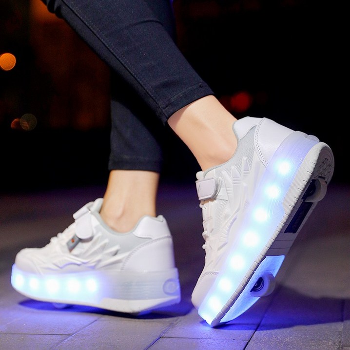 롤러슈즈 바퀴달린 바퀴휠 운동화 인라인 LED 힐리스 스케이트 롤러
