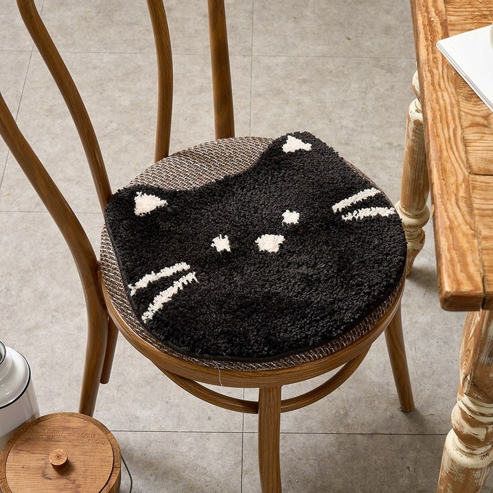 모던하우스 L 터프팅 미니러그 겸 방석