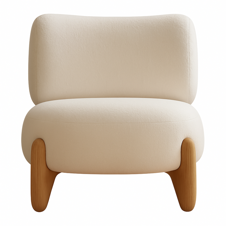 비브리옹 편한 1인용 쇼파 좌식 의자 거실 소파 1인 원룸 카페 낮은 쿠션, 모더니즘 화이트