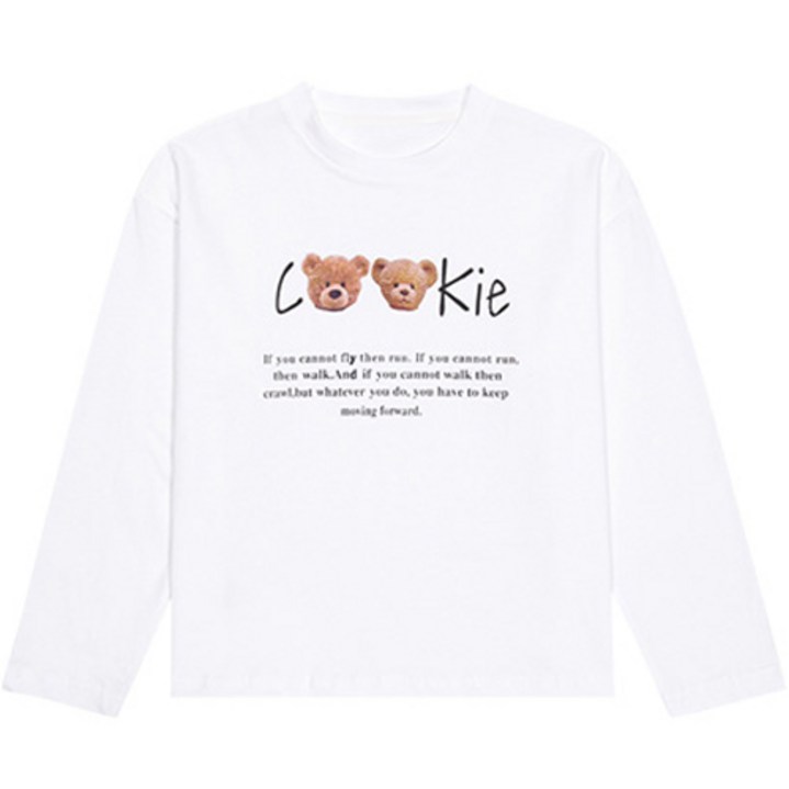 여아용 베어 쿠키 티셔츠 CCV57GTS404