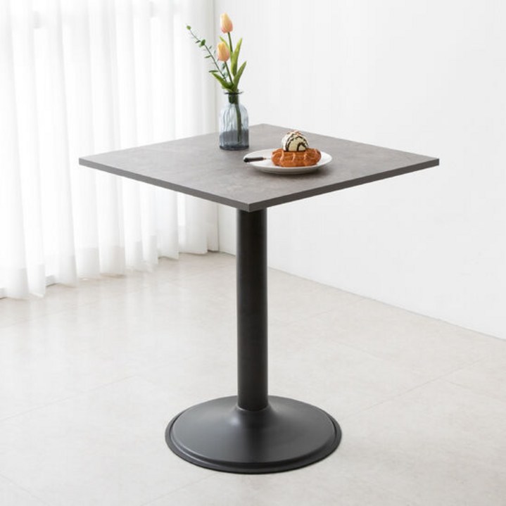 카오스 600 사각 18T A형 2인 테이블 식탁 카페 식탁