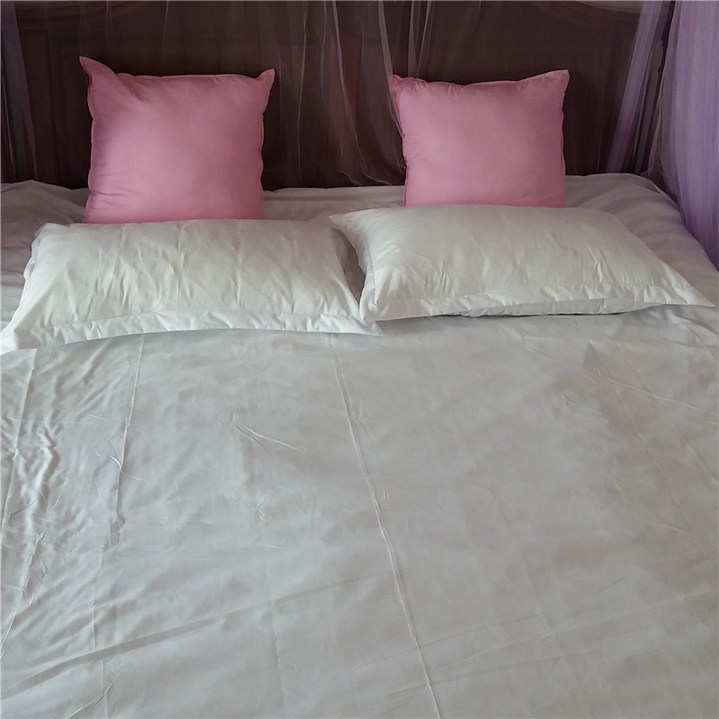 호텔 호텔 키트 순백색 침대 시트 이불 커버 베개 커버 여관 민박 침구