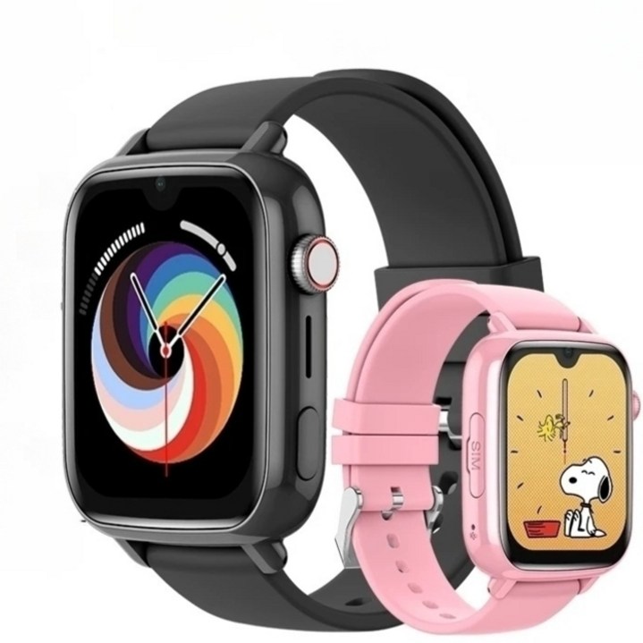 4G 키즈 스마트워치 어린이용 GPS 위치추적 영상통화 방수 SOS 지원 스마트 시계 카메라 와이파이 통화 기능