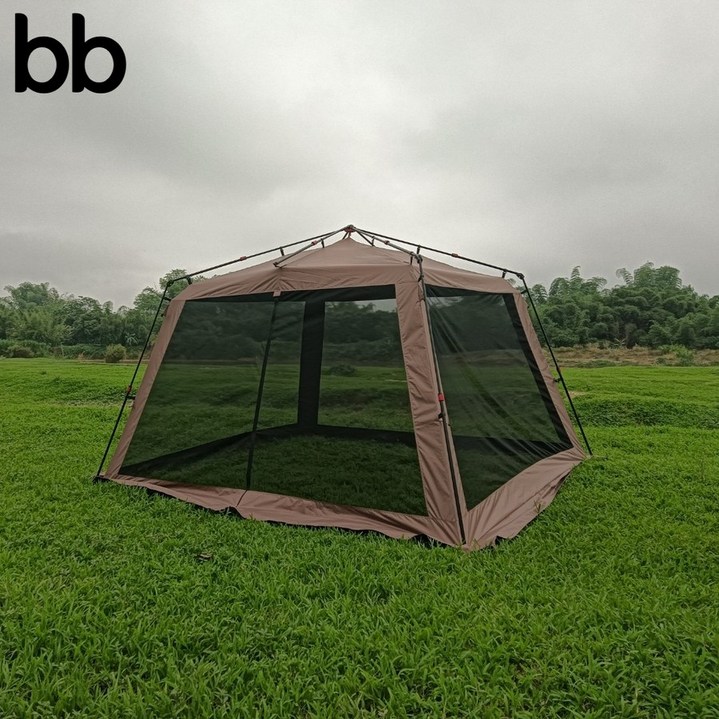 대형 텐트 그늘막 돔 쉘터 오토 돔텐트 자동 리빙쉘텐트 터널형 탄 경량 장박 동계 원터치