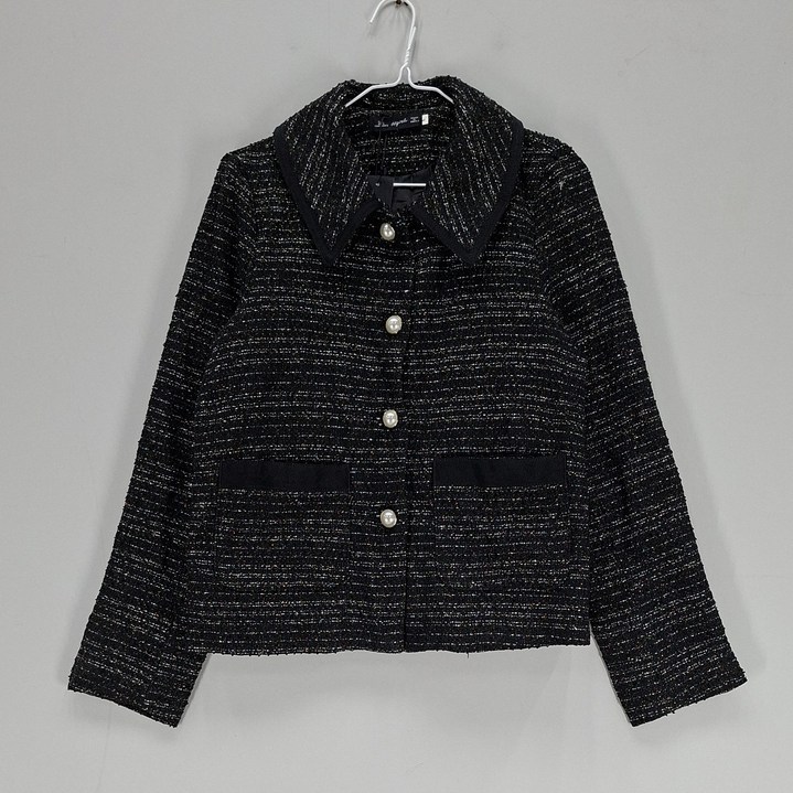 [재고상품] 육육걸즈 여100 재킷 가을겨울 블랙 02191