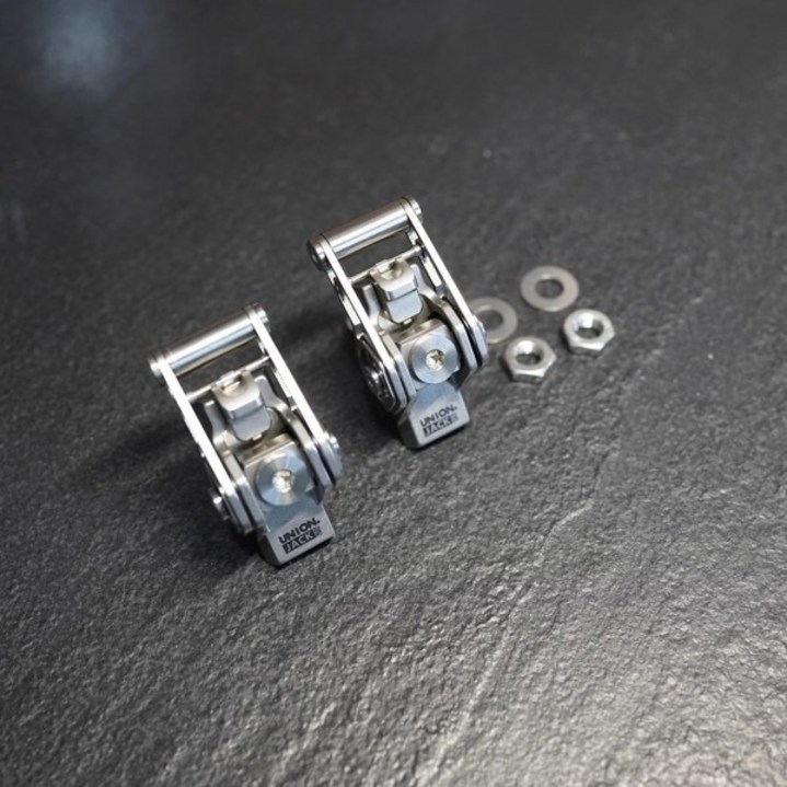 BROMPTON 접이식 자전거 용 접이식 힌지 클립 A C P Tline 스위칭 티타늄 빠른 연결 해제 C 버클 클램프