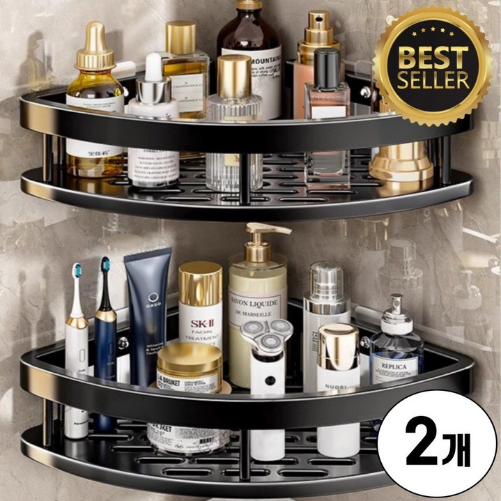 조은마음 11 무타공 욕실 화장실 코너 선반 수납 정리대