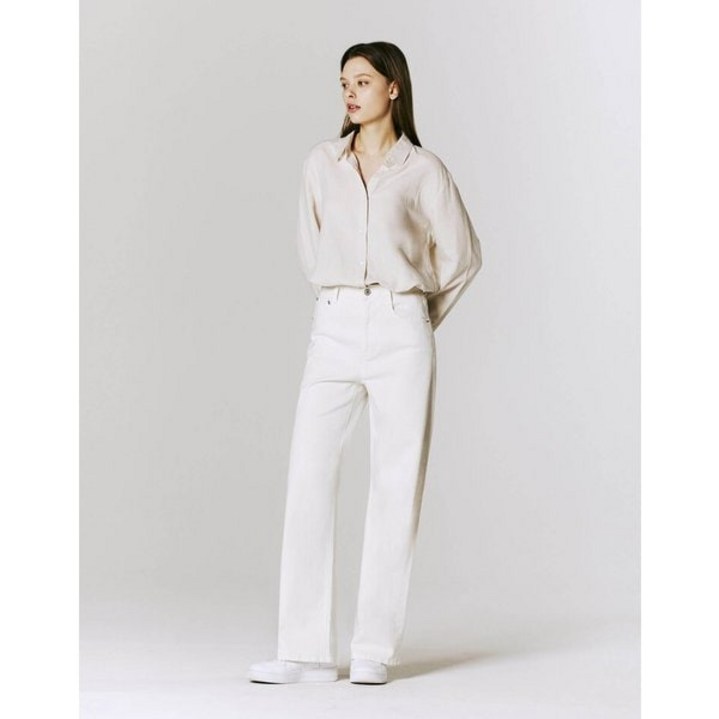 매장정품 지오다노 여성 쿨 여름 와이드 데님 413537