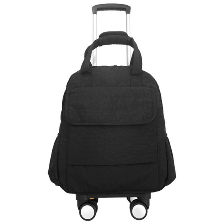쌈쌈가방 특대형 백팩  20인치 기내용 여행용 천 캐리어 바퀴달린 배낭 캐리어 중고등학교 학원 가방 롤링백팩 NOLOOK 특대형