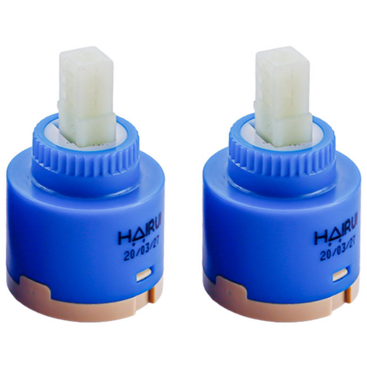 수도꼭지 수도밸브 수전 카트리지 교체 부속 부품, 2개