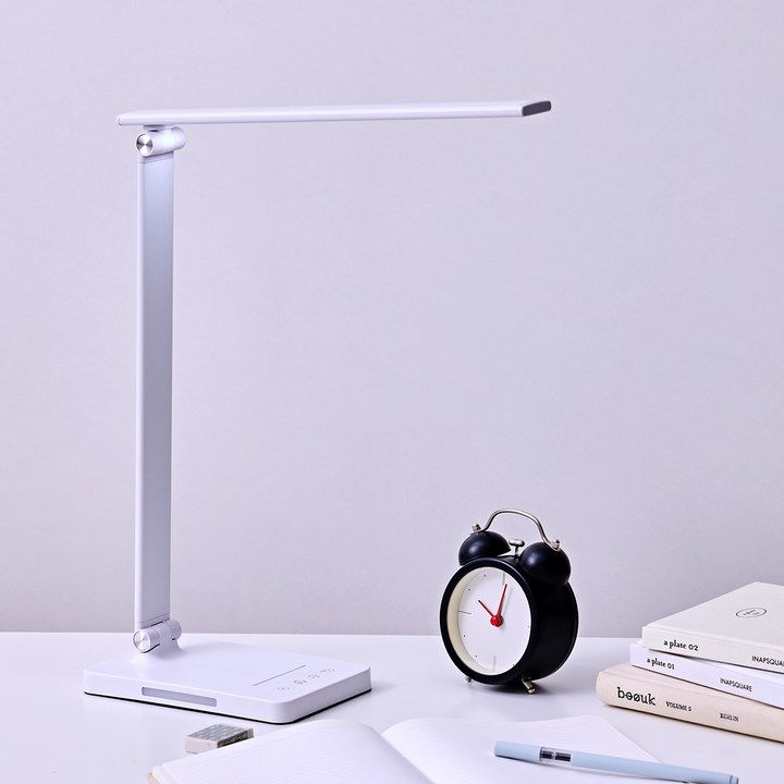 지노바 독서 책상 타이머 색상 밝기 조절 무선 LED 스탠드
