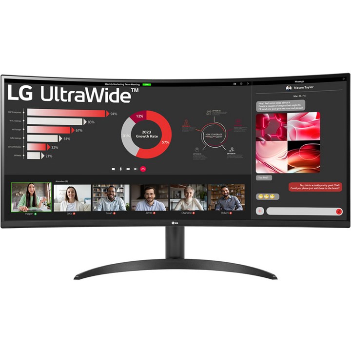 LG전자 울트라와이드 모니터 34WR50QC LG전자 울트라와이드 모니터 34WR50QC