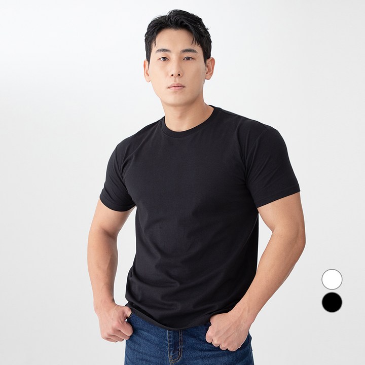 라코스테반팔남성 캐럿 남성용 슬림 머슬핏 반팔 티셔츠